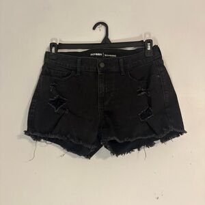 Women’s Black Jean Shorts Size 6